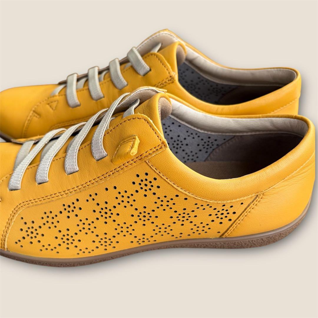 【アキレスソルボ】未使用級！コンフォートシューズ　本革　24.5cm