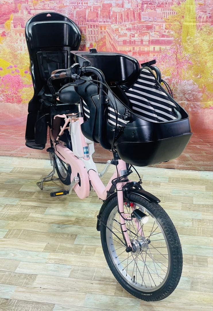 ZK3317 [大容量13.2Ah]電動自転車パナソニック 子供乗せ 20インチ