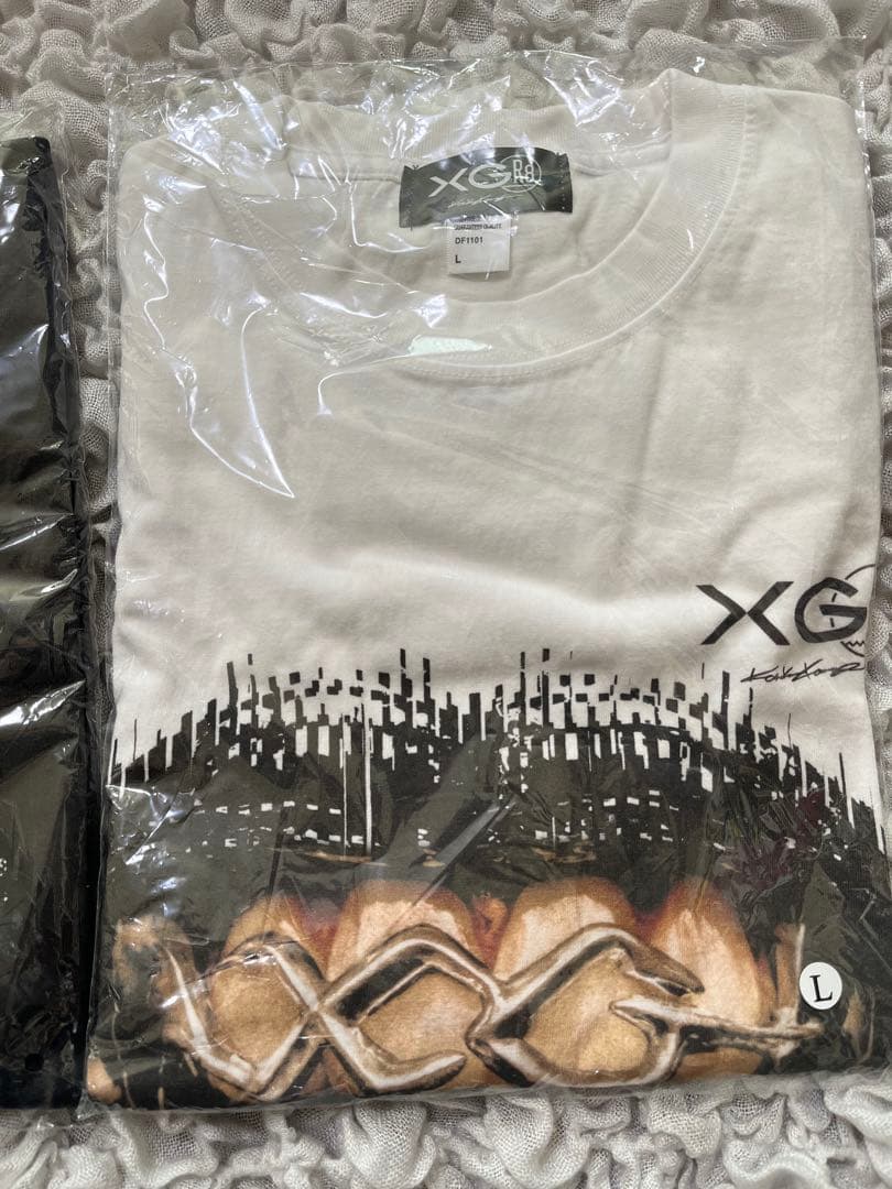 XG×GR8×KOSUKE Crew Neck Tシャツ L 黒 白