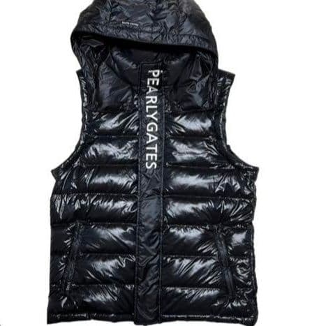 新品未使用】パーリーゲイツ ダウン サイズ4 ブラックPEARLY GATES