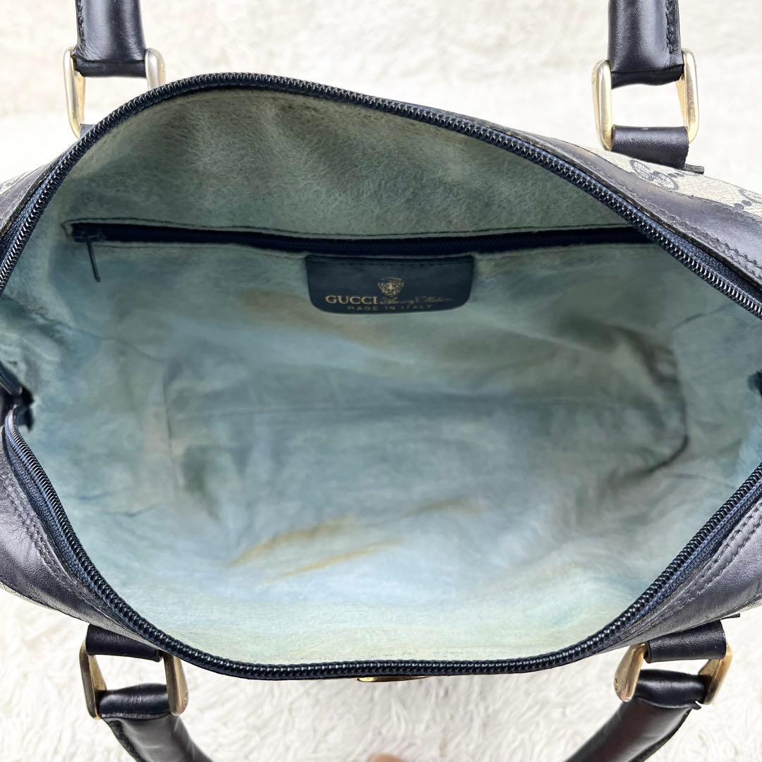 美品】オールドグッチ シェリーライン GGスプリーム ボストンバッグ