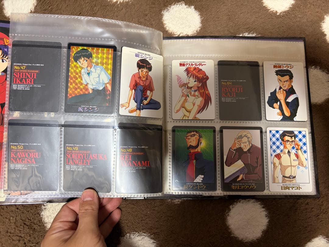 M*e様 新世紀エヴァンゲリオン カードダス　下敷き