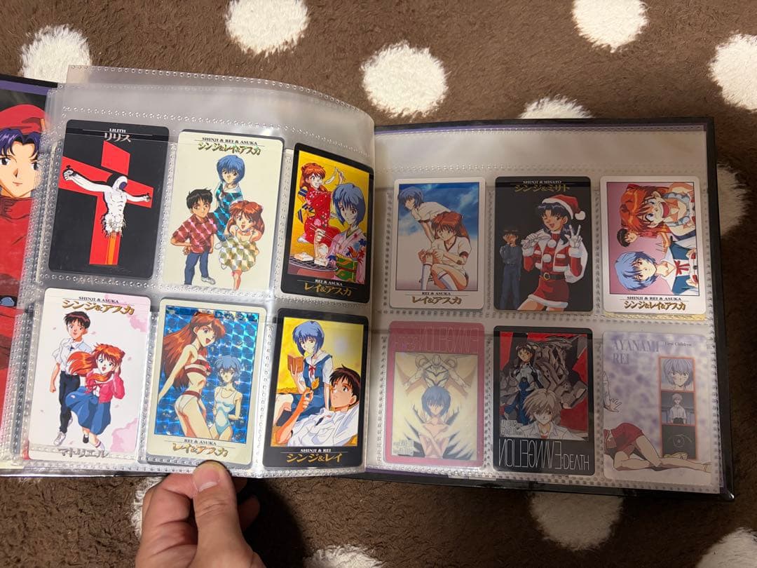 M*e様 新世紀エヴァンゲリオン カードダス　下敷き