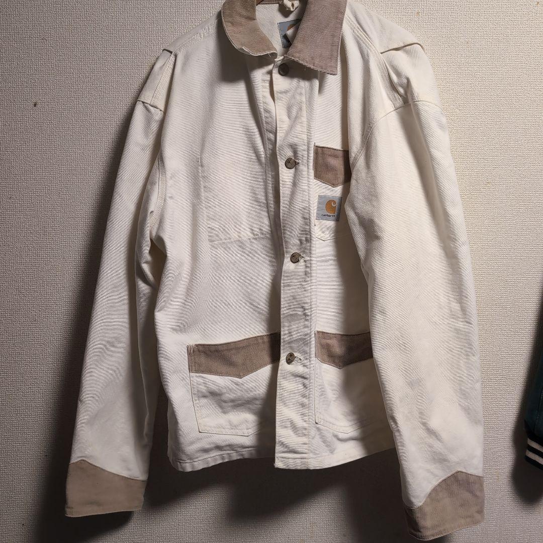 激レア　Carhartt ファーム ダックブラッシュコート　USA　星タグ Carhartt（カーハート） 90S 星タグ USA製 ダックジャケット