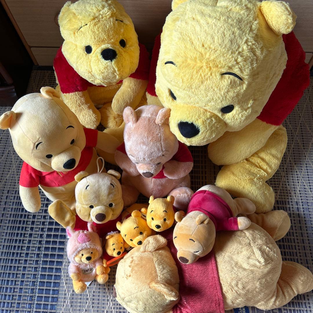 ディズニーリゾート プーさん 抱き枕 ぬいぐるみ 一番くじ まとめ売り