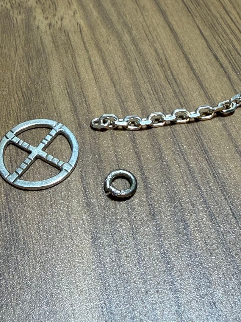 MOTO silver 大フェザーネックレス革紐・チェーンセットの通販はau PAY