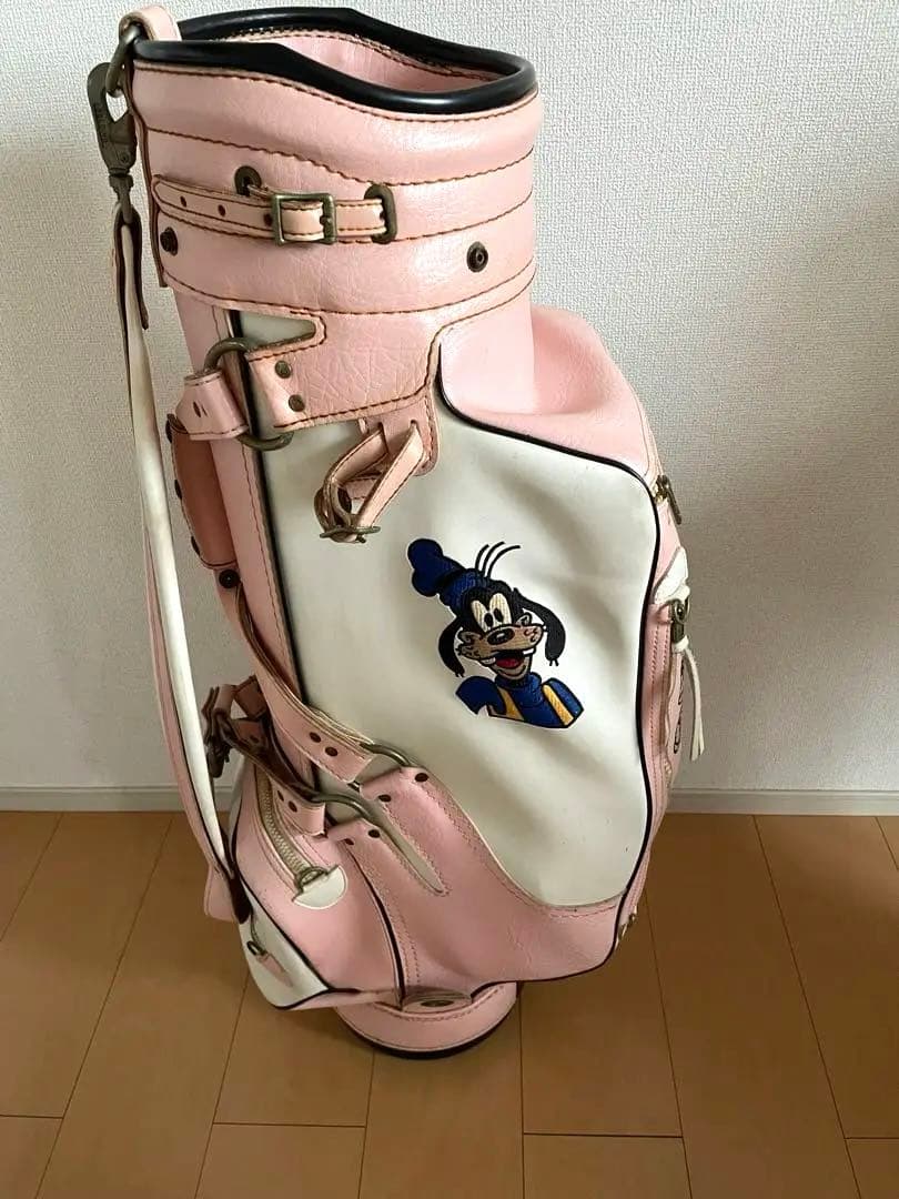 ベルディング ディズニー ゴルフキャディバッグ ピンク - メルカリ