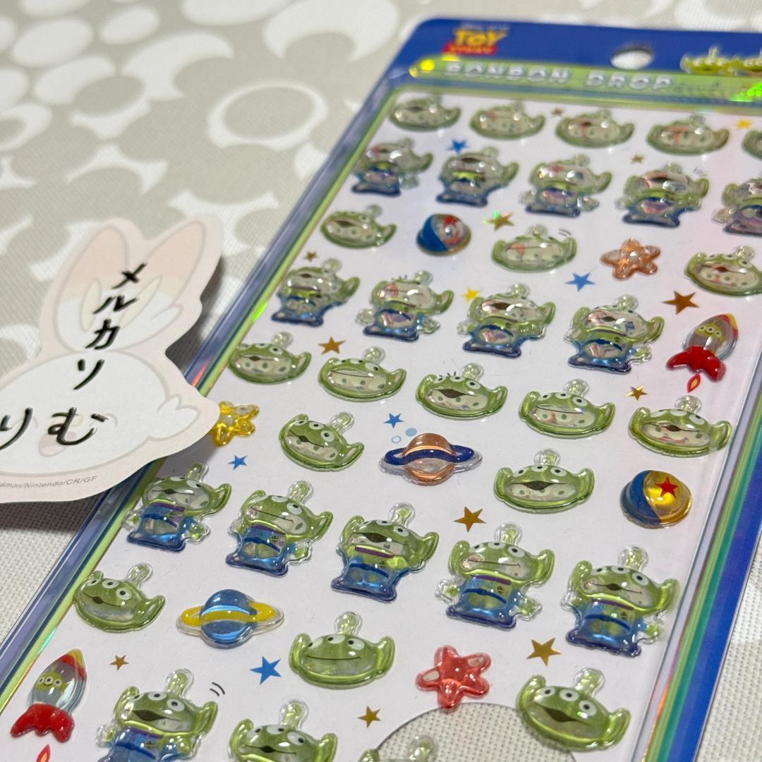 購入後24時間以内発送〉ディズニー ボンボンドロップ シール ミニ 2枚