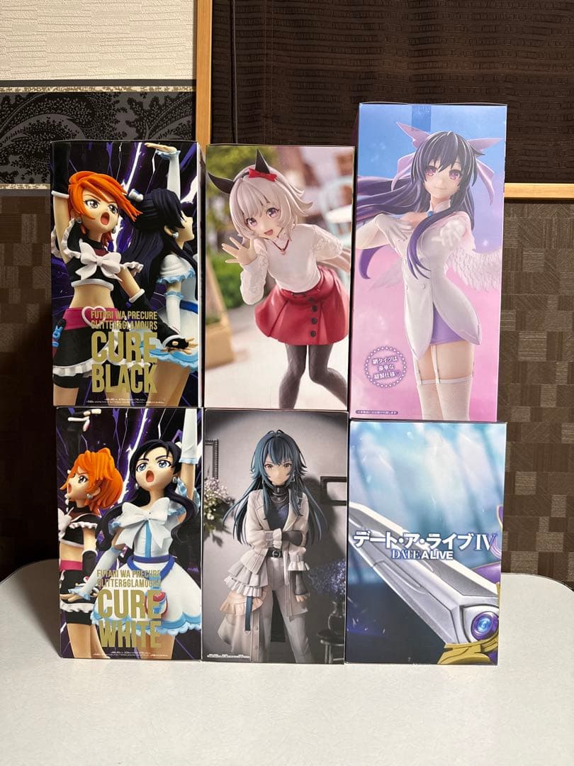 フィギュア まとめ売り 6点(夜刀神十香 カレン 月村手毬 キュア