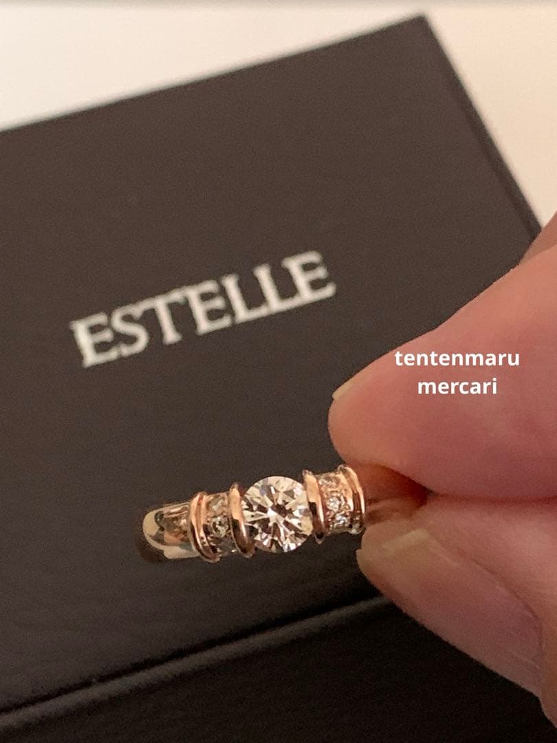 ☆*☆様 ESTELLE ☆ K18 0.46ct ダイヤモンドリング ☆美品☆