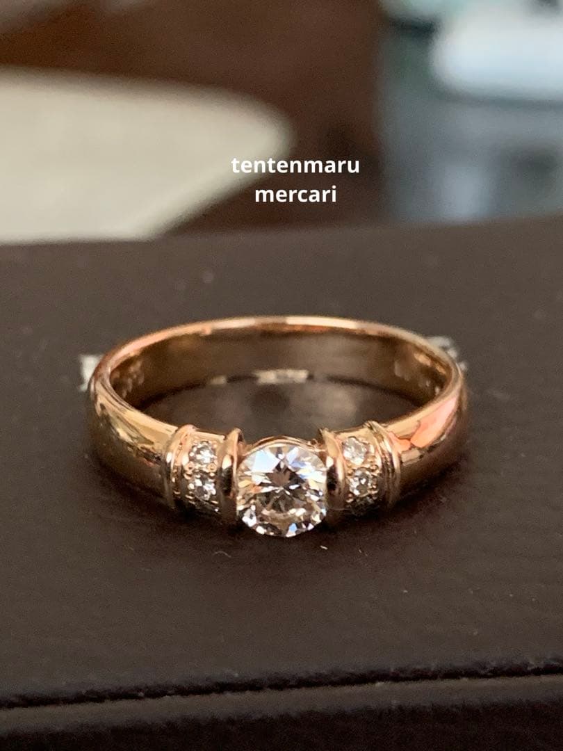 ☆*☆様 ESTELLE ☆ K18 0.46ct ダイヤモンドリング ☆美品☆