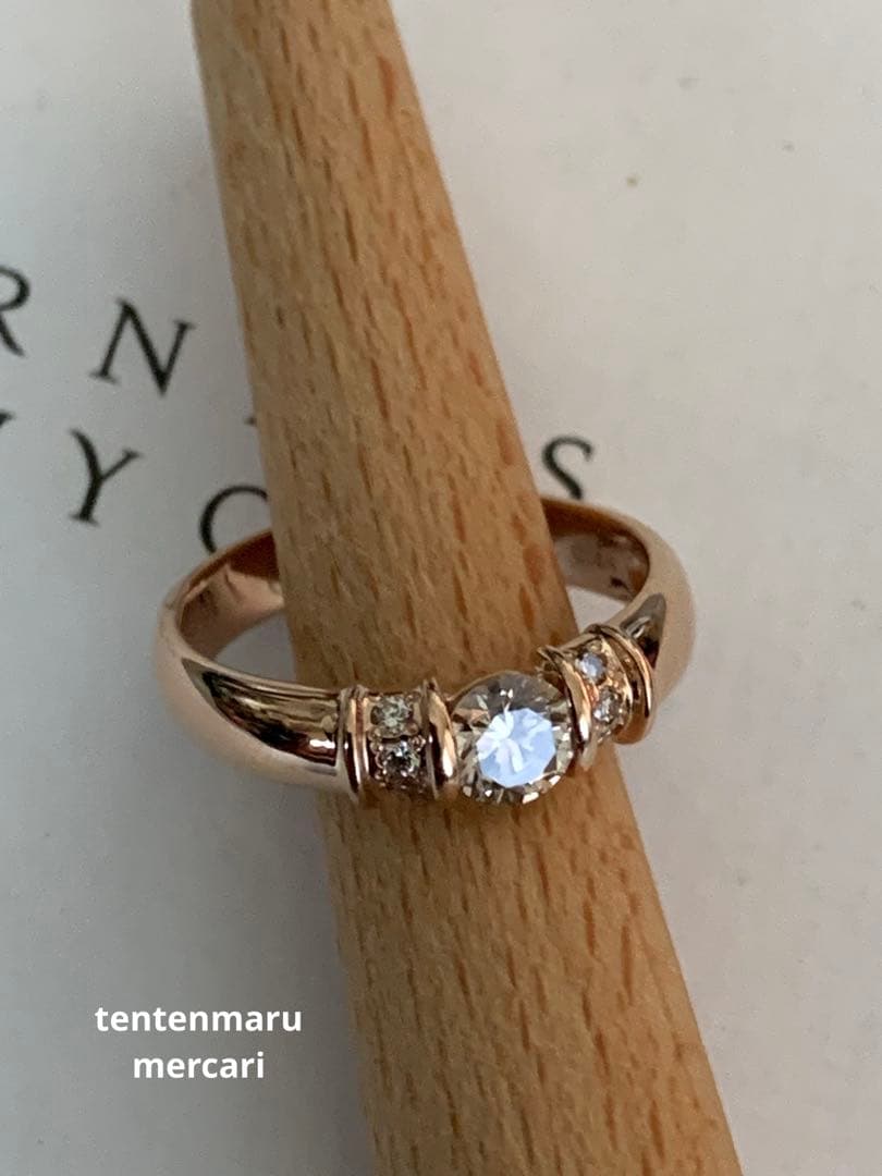 ☆*☆様 ESTELLE ☆ K18 0.46ct ダイヤモンドリング ☆美品☆