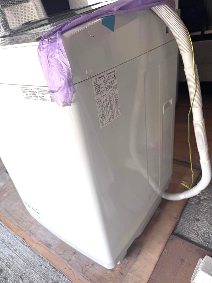 21年製 シャープ 11.0kg 洗濯機 ES-GW11E-S シルバー系