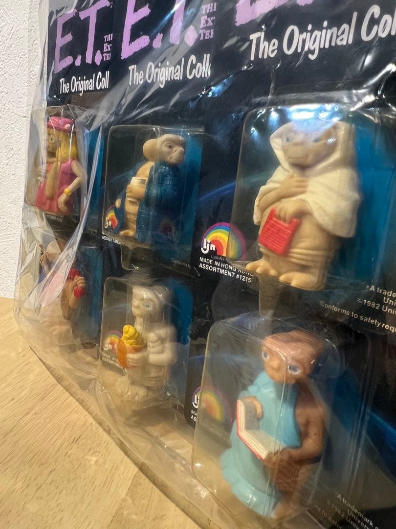 ヴィンテージ未使用品LJN 1982年製E.T.フィギュア6体セット