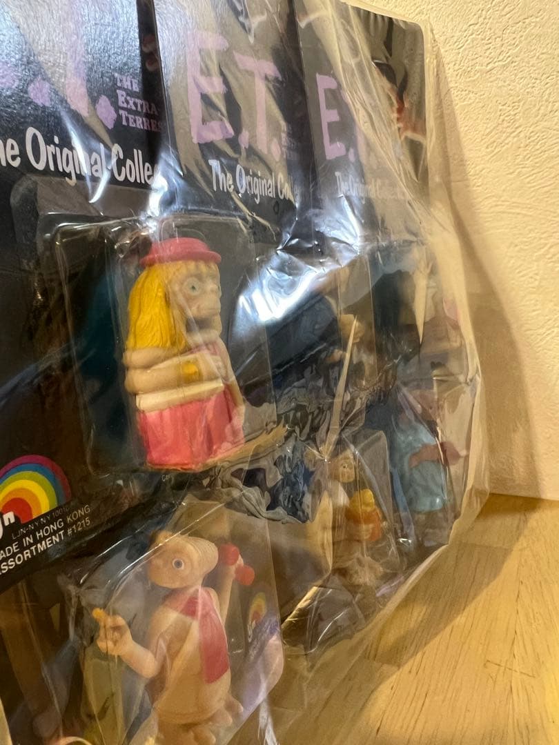 ヴィンテージ未使用品LJN 1982年製E.T.フィギュア6体セット