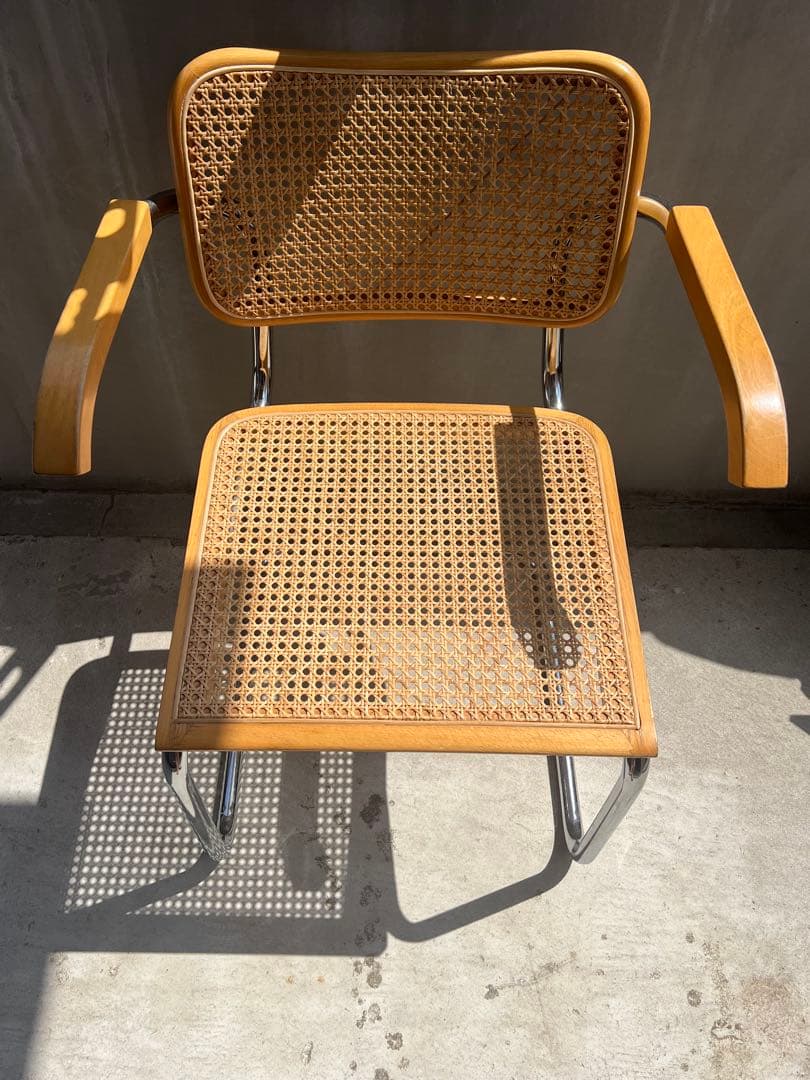 Cesca chair Marcel Breuer 89年イタリア製　張替済 Chair Marcel Breuer Cesca Chair MB15 – Italy Classics