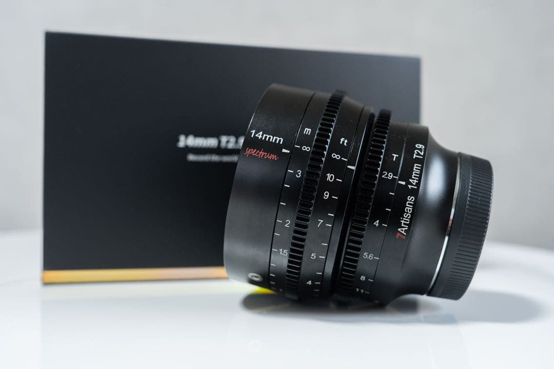 7Artisans 14mm T2.9 SONY Eマウント用 7Artisans 14mm T2.9 Full-Frame Cine Lens for Mirrorless Cameras
