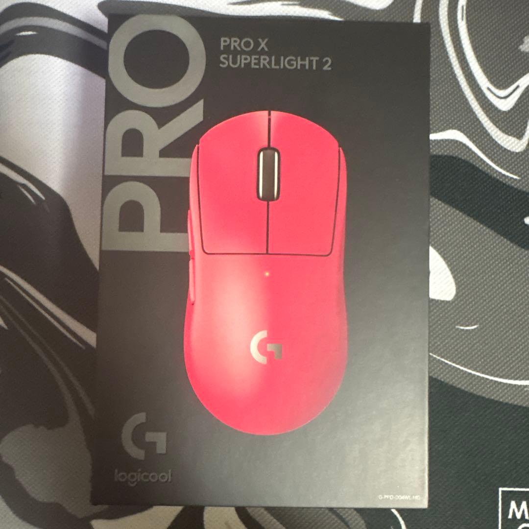 【新品未開封】Logicool G PRO X SUPERLIGHT2 Logitech G PRO X SUPERLIGHT 2 4K Wireless Gaming Mouse - White