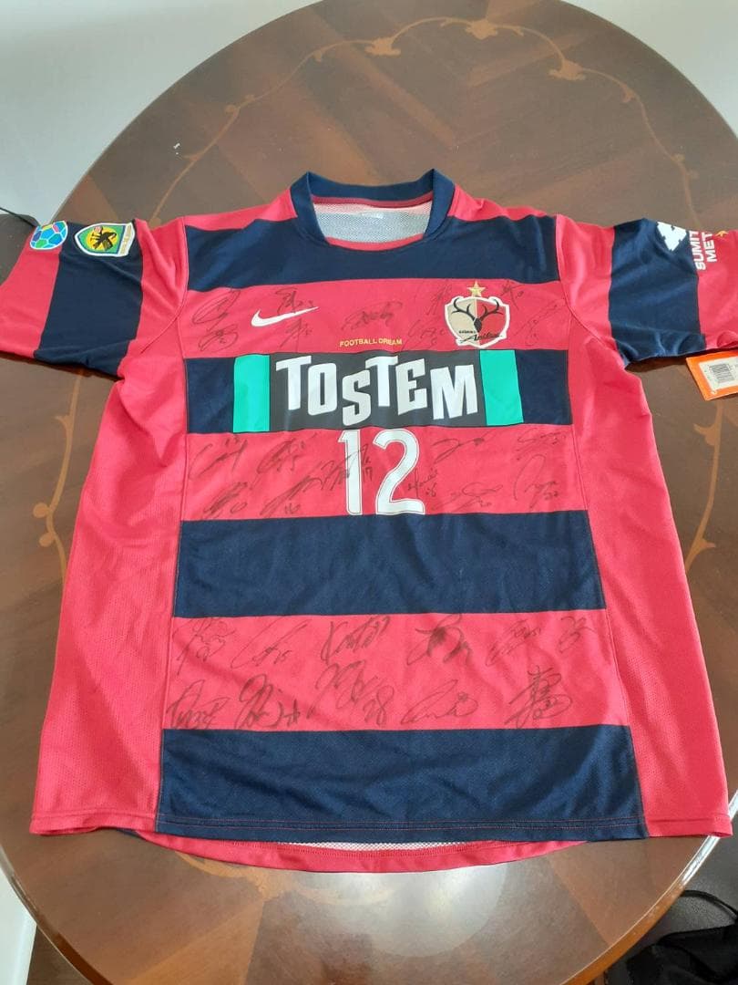 鹿島アントラーズ黄金期メンバー サイン入りユニフォーム - メルカリ