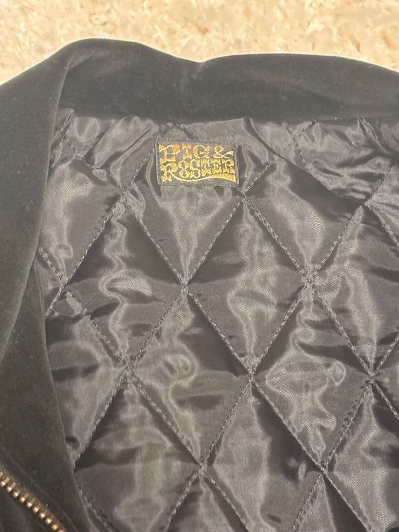 PIG&ROOSTER 黒 スカジャン - メルカリ