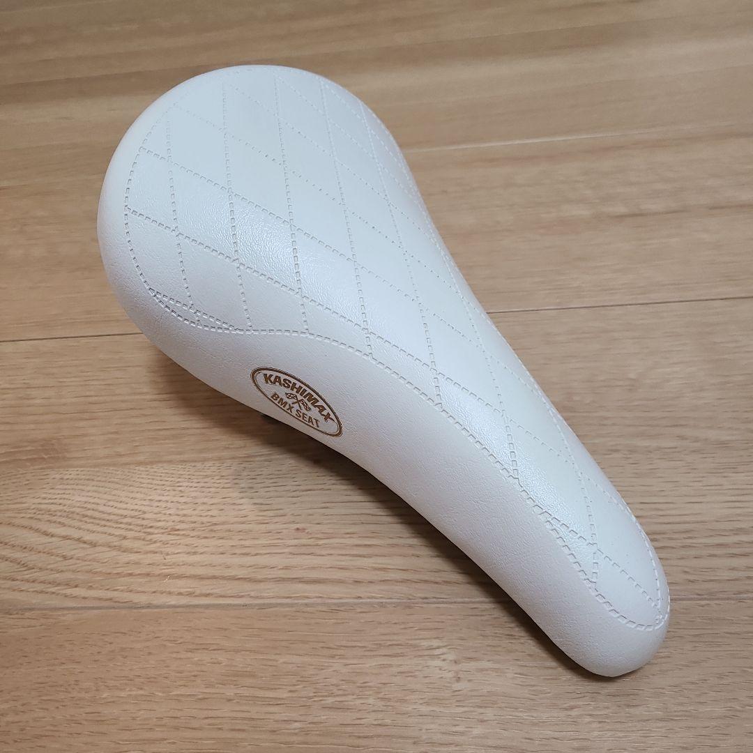 KASHIMAX カシマックスホワイトサドル + クランプ BMX - メルカリ