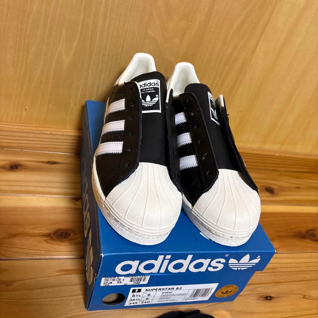 靴 adidas SUPERSTAR 82 24.5cm US6.5