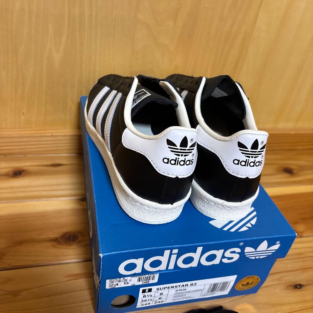 靴 adidas SUPERSTAR 82 24.5cm US6.5