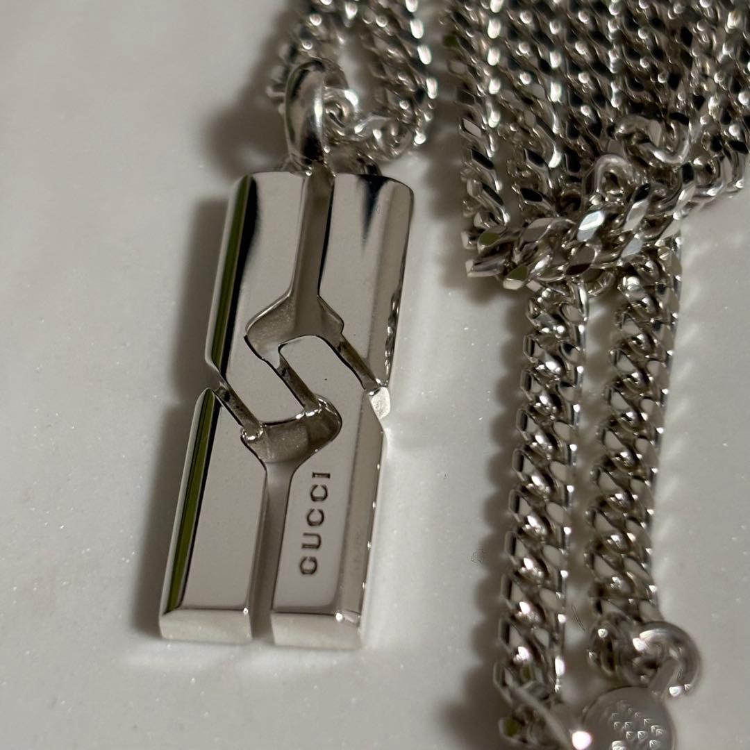 GUCCI 新品同様品 ノットネックレス インフィニティ 喜平チェーン 極美