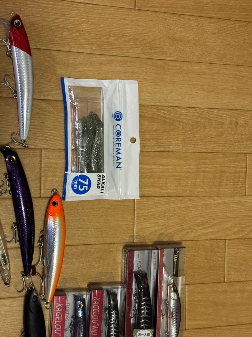 シーバス有名ルアーまとめ売り【77個】 - メルカリ