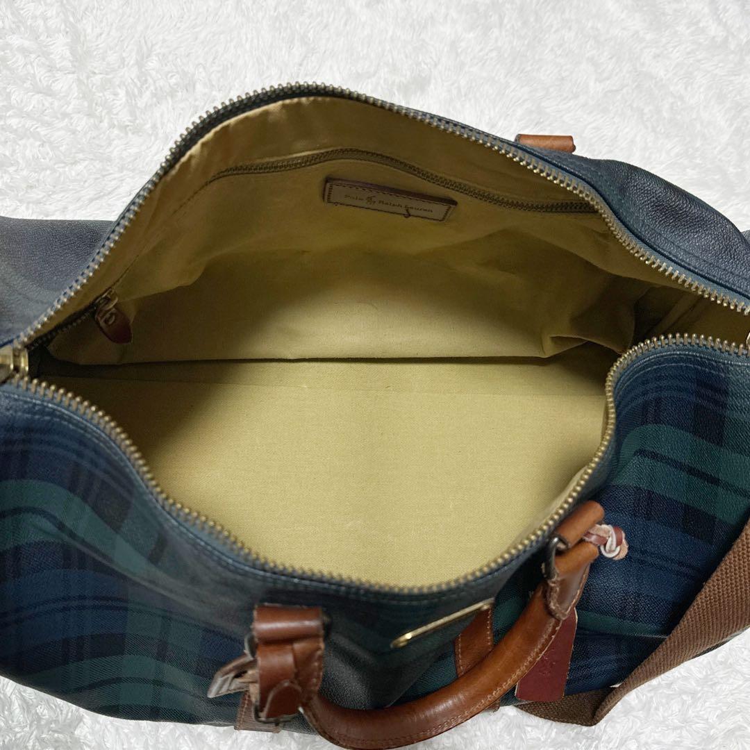 付属品完備】ポロラルフローレン ボストンバッグ 2way 専用ブラシ