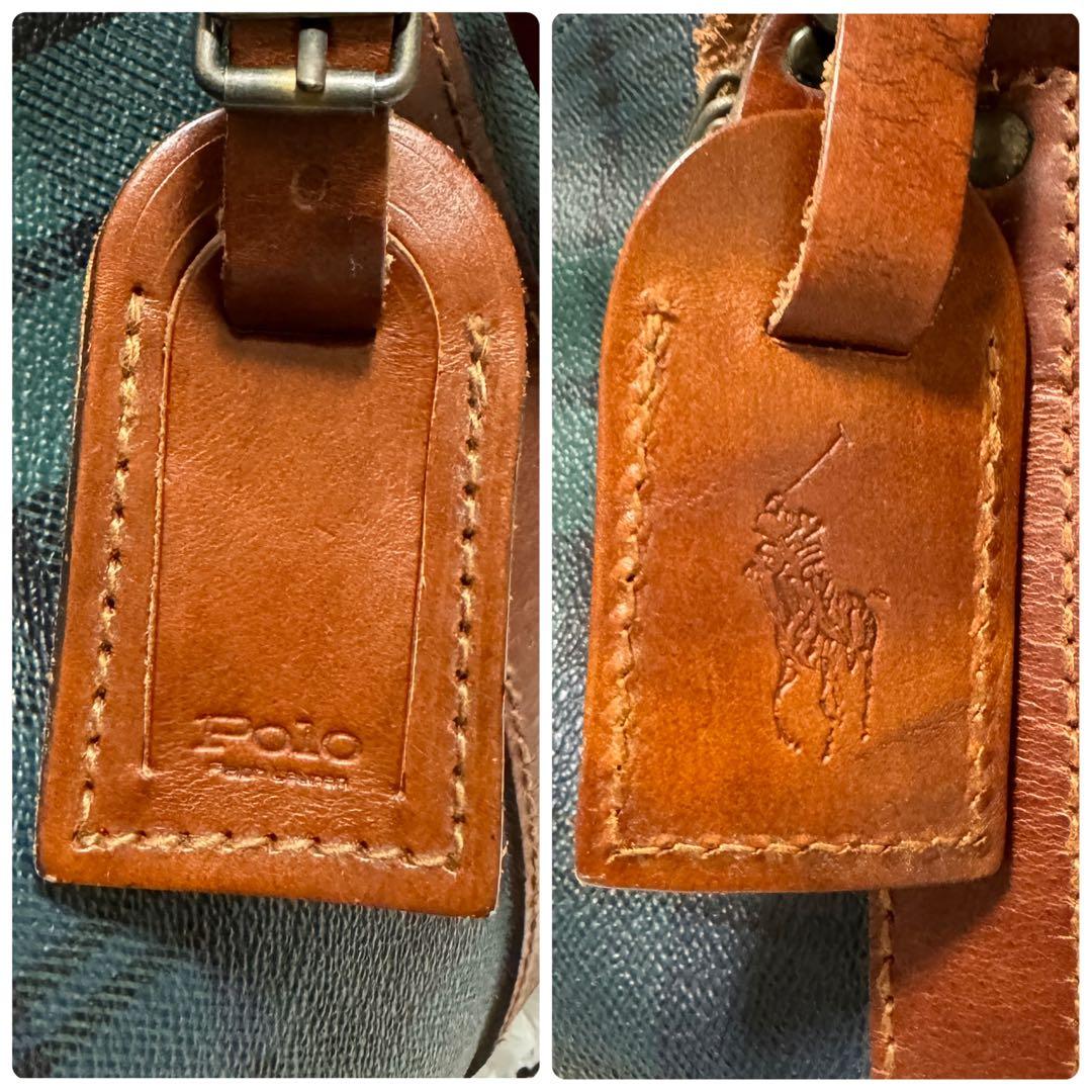 付属品完備】ポロラルフローレン ボストンバッグ 2way 専用ブラシ