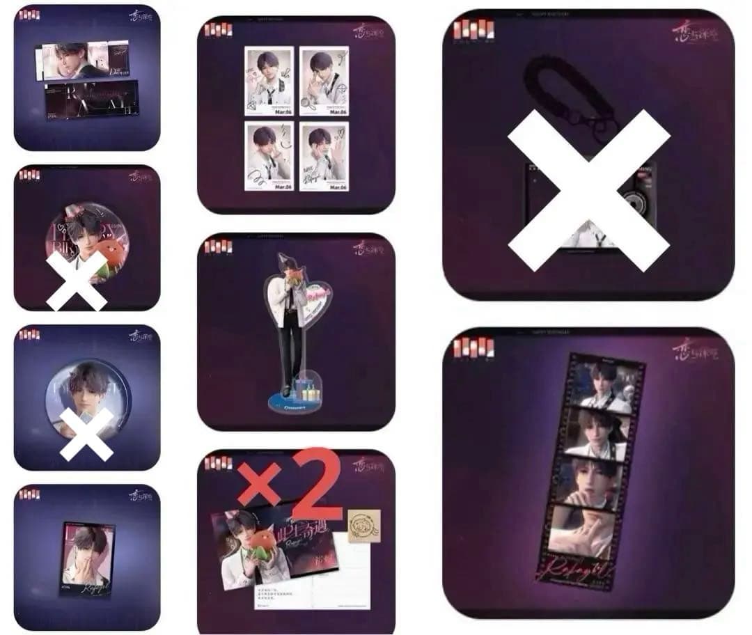 最終値下　恋と深空　ホムラ2024バースデー　8点セット　アクスタ　ポストカード