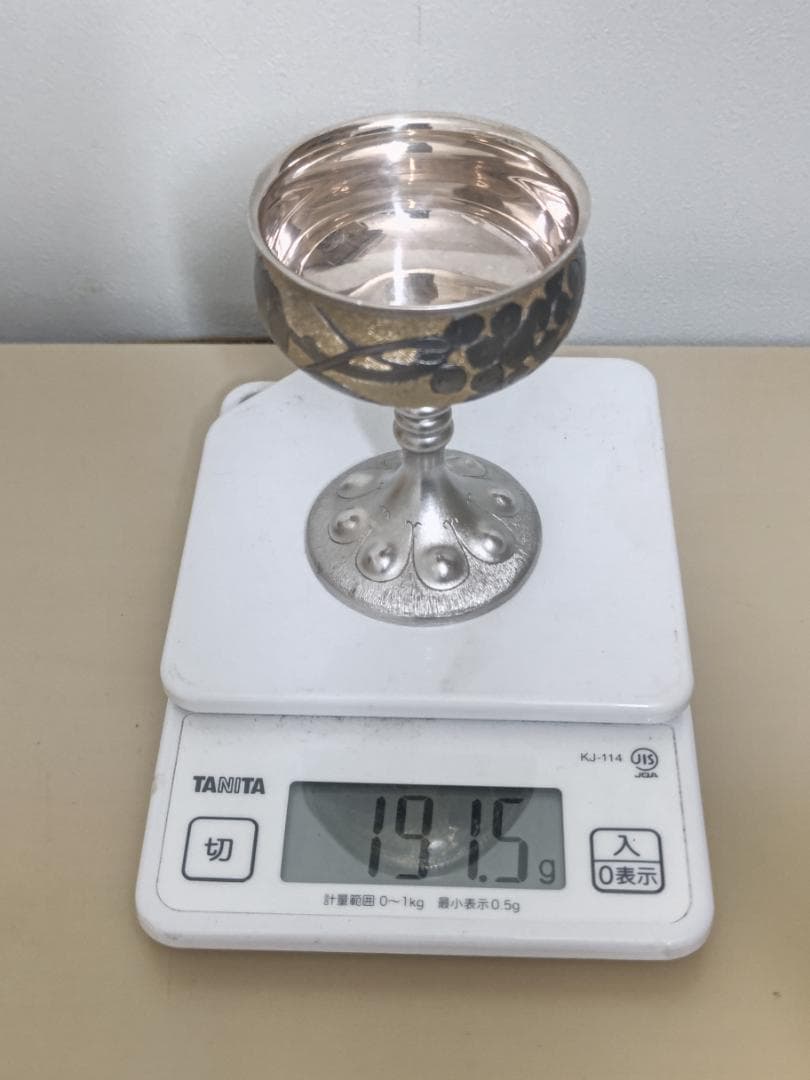 純銀 シルバー SILVER 191g 銀製 帖佐美行 佛飯器 仏具 仏飯器 - メルカリ