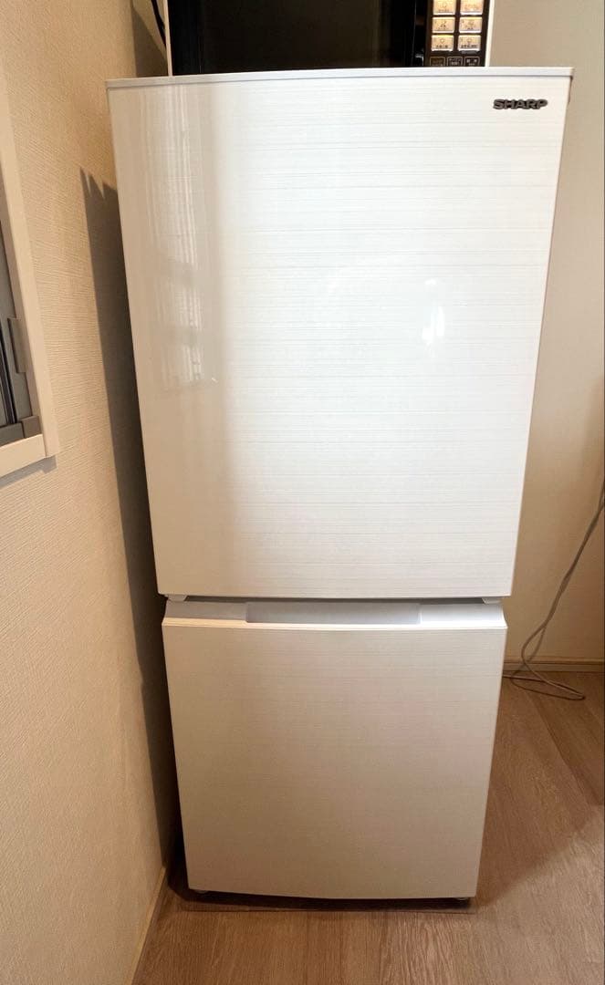 SHARP シャープ 両開き冷蔵庫152L (2022年製SJD15HW) SJ-D15K | 冷蔵庫：シャープ