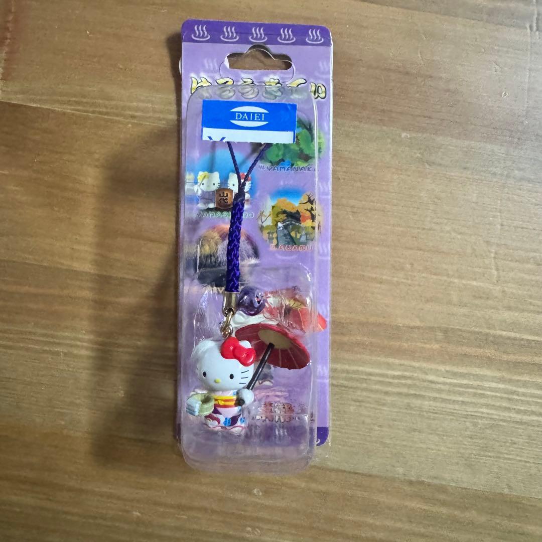 未開封品 ご当地キティ 加賀温泉バージョン 根付けストラップ - メルカリ