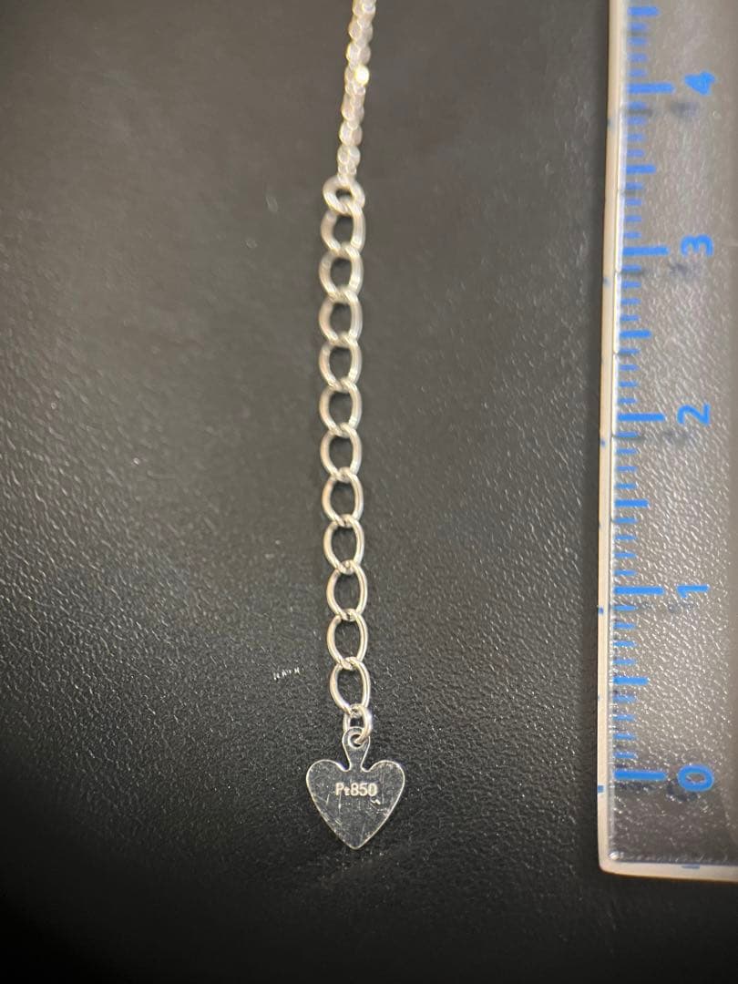 pt850 天然ダイヤモンドブレスレット　0.5ct