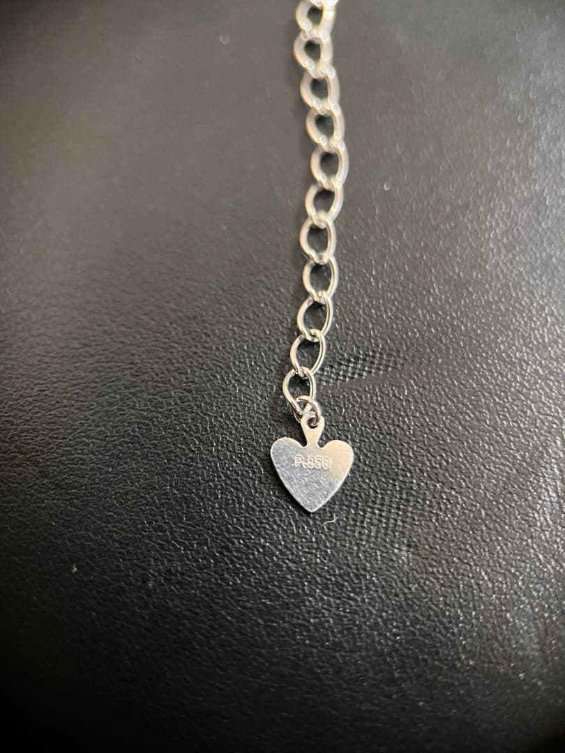 pt850 天然ダイヤモンドブレスレット　0.5ct