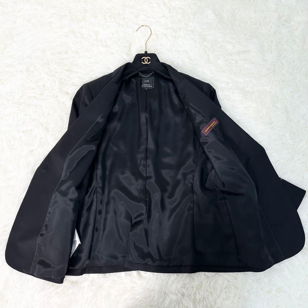 さんちゃん☆大きいサイズ3XL☆美品☆23区 スーツ 3点セット ブラック