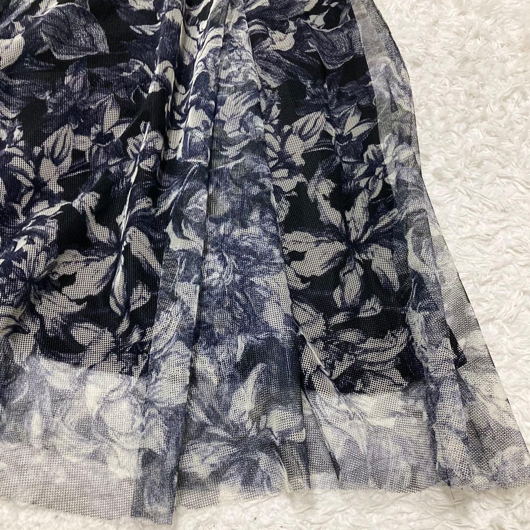 極美品♡ EPOCA STORIA フィオーレチュールプリントフレアスカート