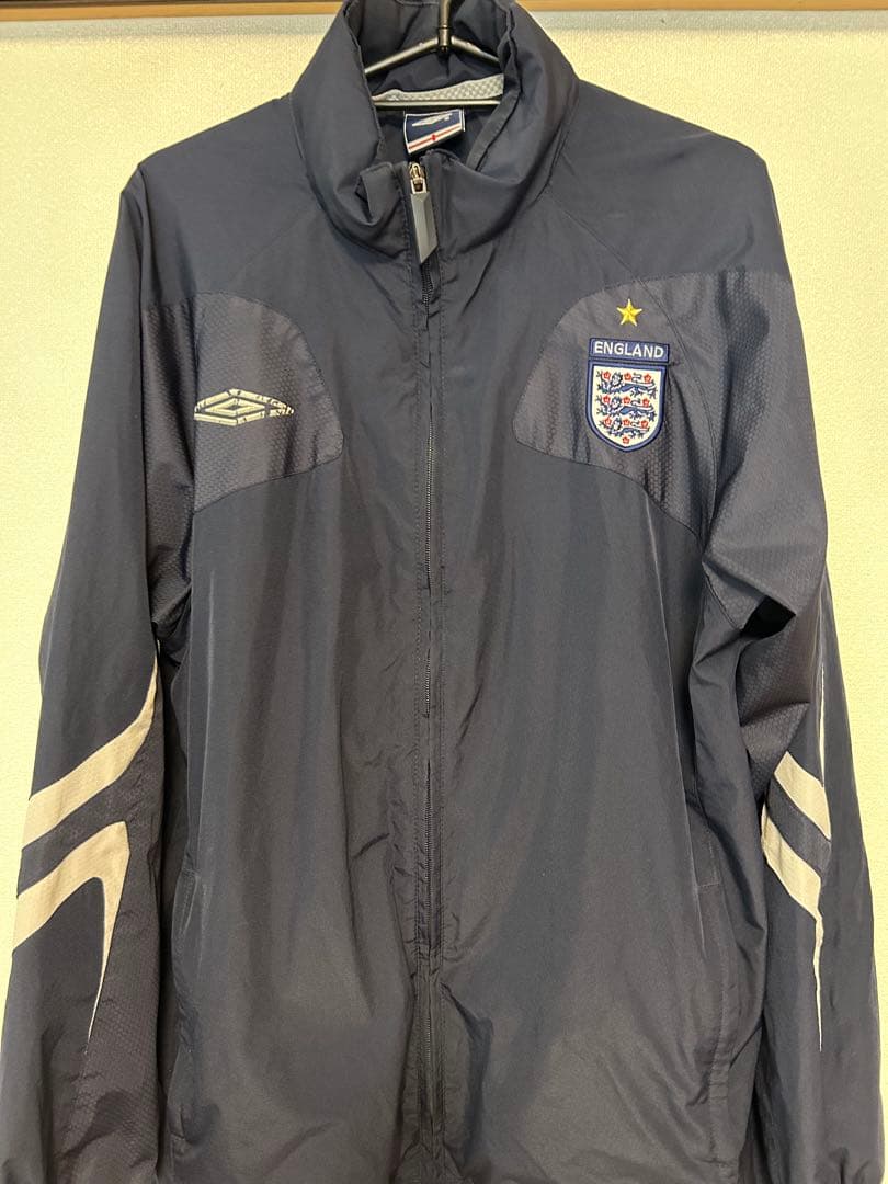 ザ・セール‼️ イングランド代表　ナイロンジャージ 90年代 UMBRO アンブロ イングランド代表 ポリエステルトラック