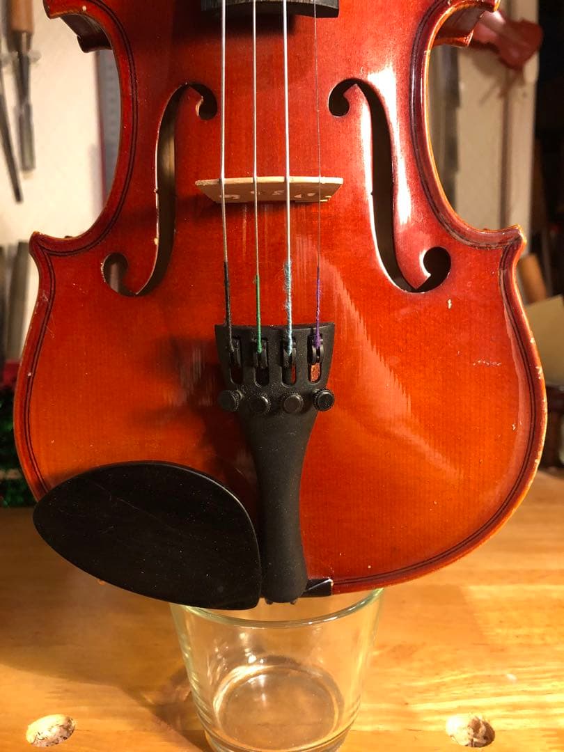 駒&魂柱調整済】Suzuki分数バイオリンNo230 1/8 2011