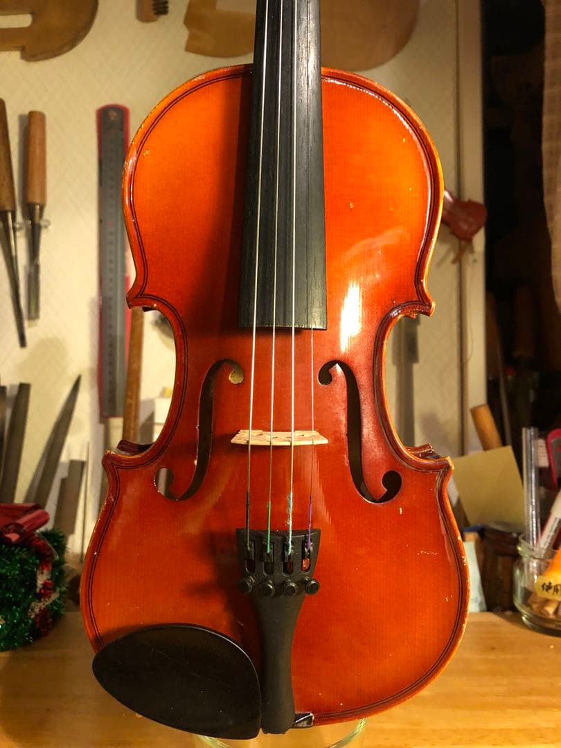 駒&魂柱調整済】Suzuki分数バイオリンNo230 1/8 2011