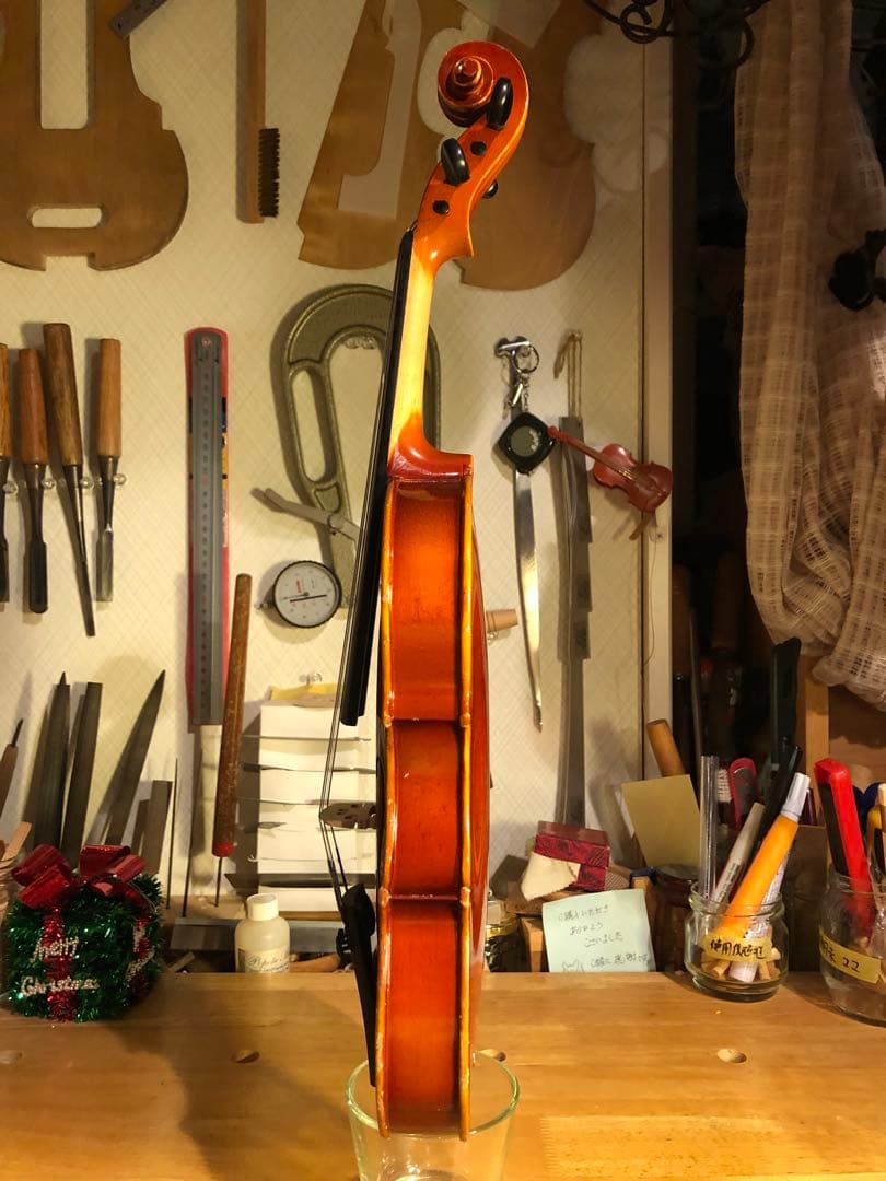 駒&魂柱調整済】Suzuki分数バイオリンNo230 1/8 2011