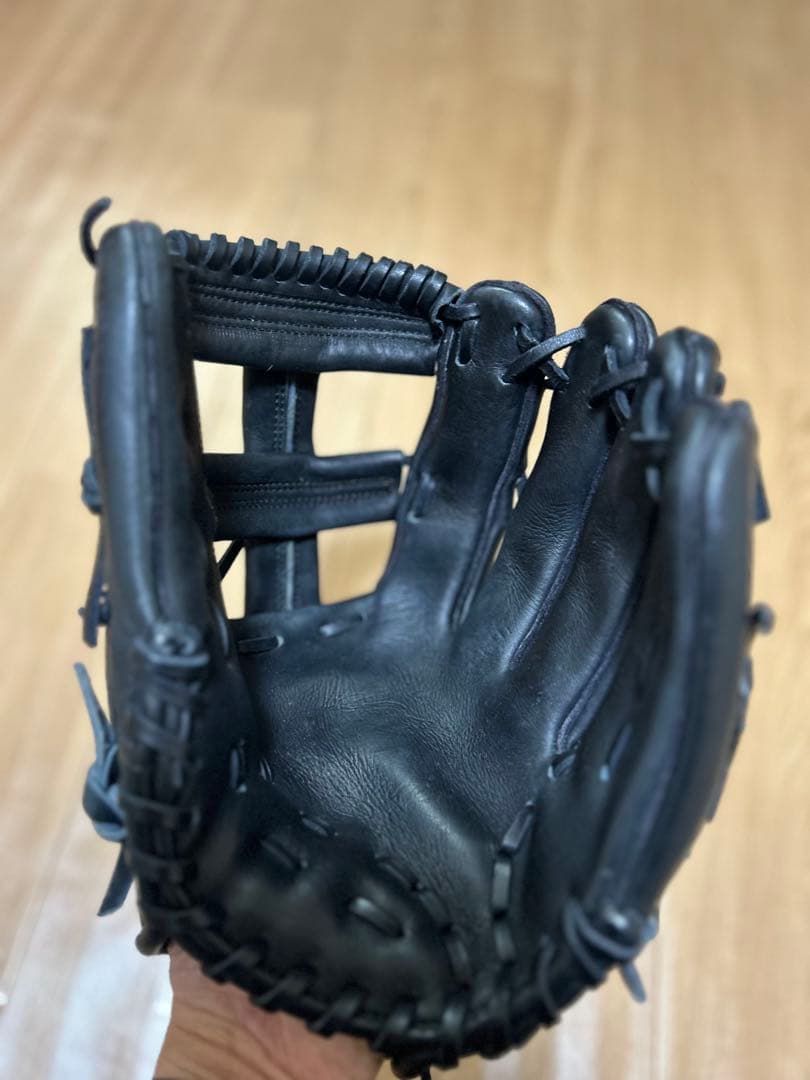 Rawlings ローリングス ブラック軟式グローブ おまけ A球ボール - メルカリ