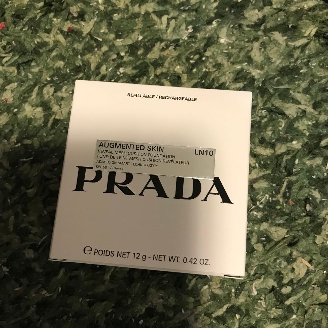 ファンデーション PRADA AUGMENTED SKIN LN10 12g Ln10 - ライトニュートラル Prada Reveal Mesh Cushion Foundation