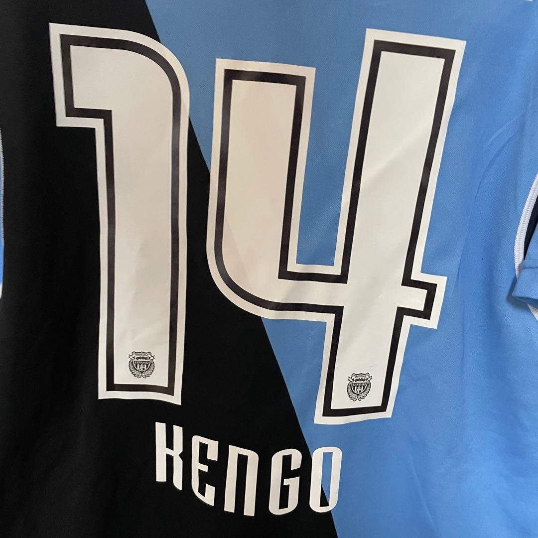 正規品】09/10 川崎フロンターレ 中村憲剛 14 L 当時物 アシックス