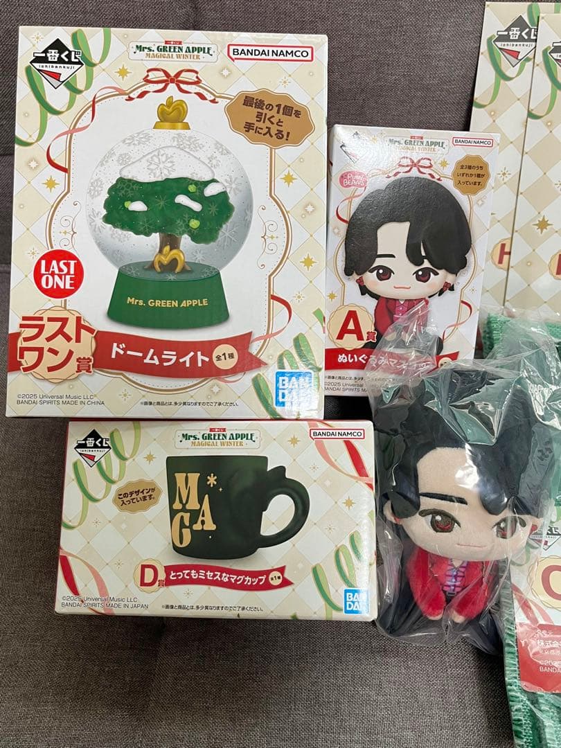 一番くじ　Mrs. GREEN APPLE ACDHラストワン賞まとめ売り