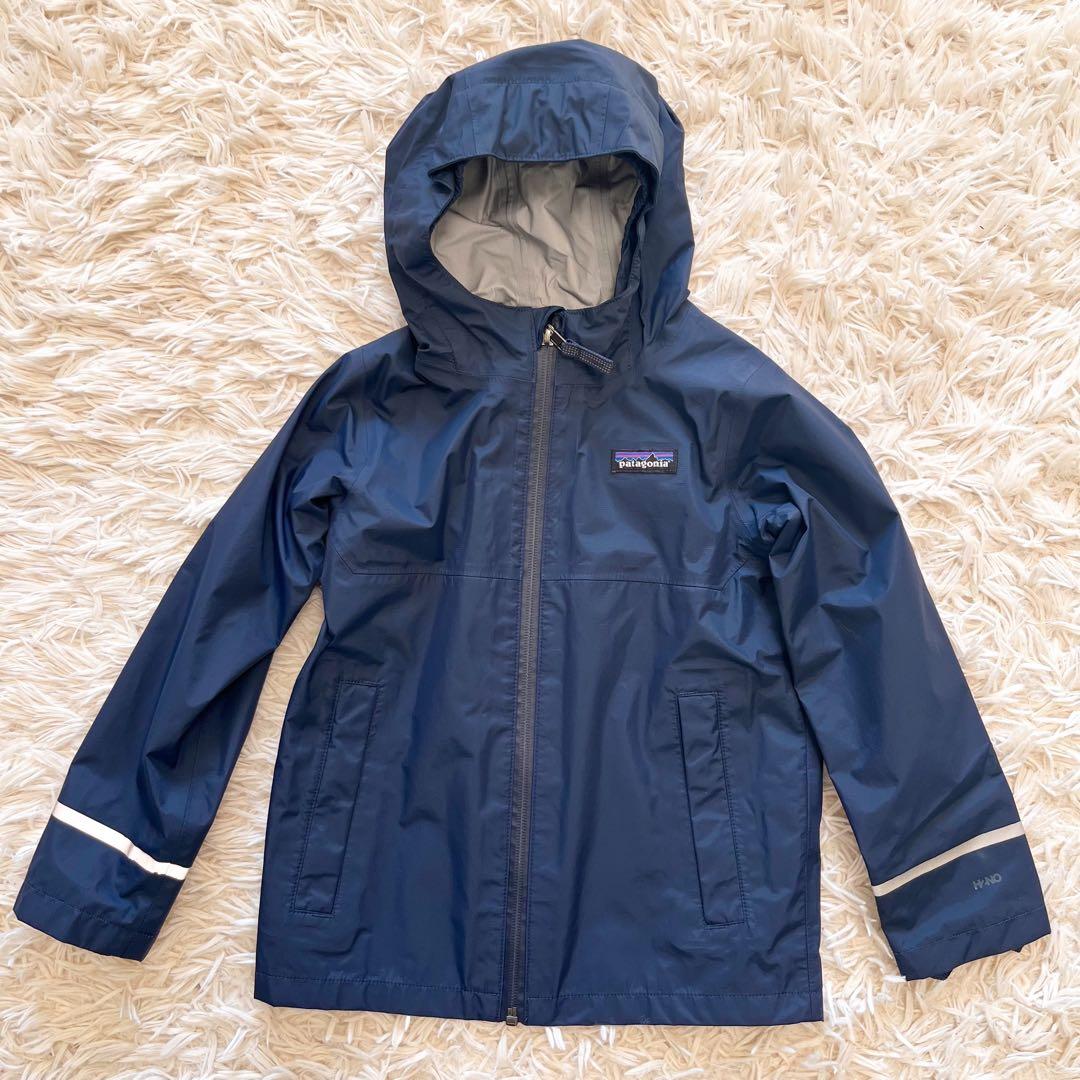 patagonia ネイビー キッズ・トレントシェル3L・ジャケット patagonia（パタゴニア） ナイロンジャケット 「Patagonia/パタゴニア