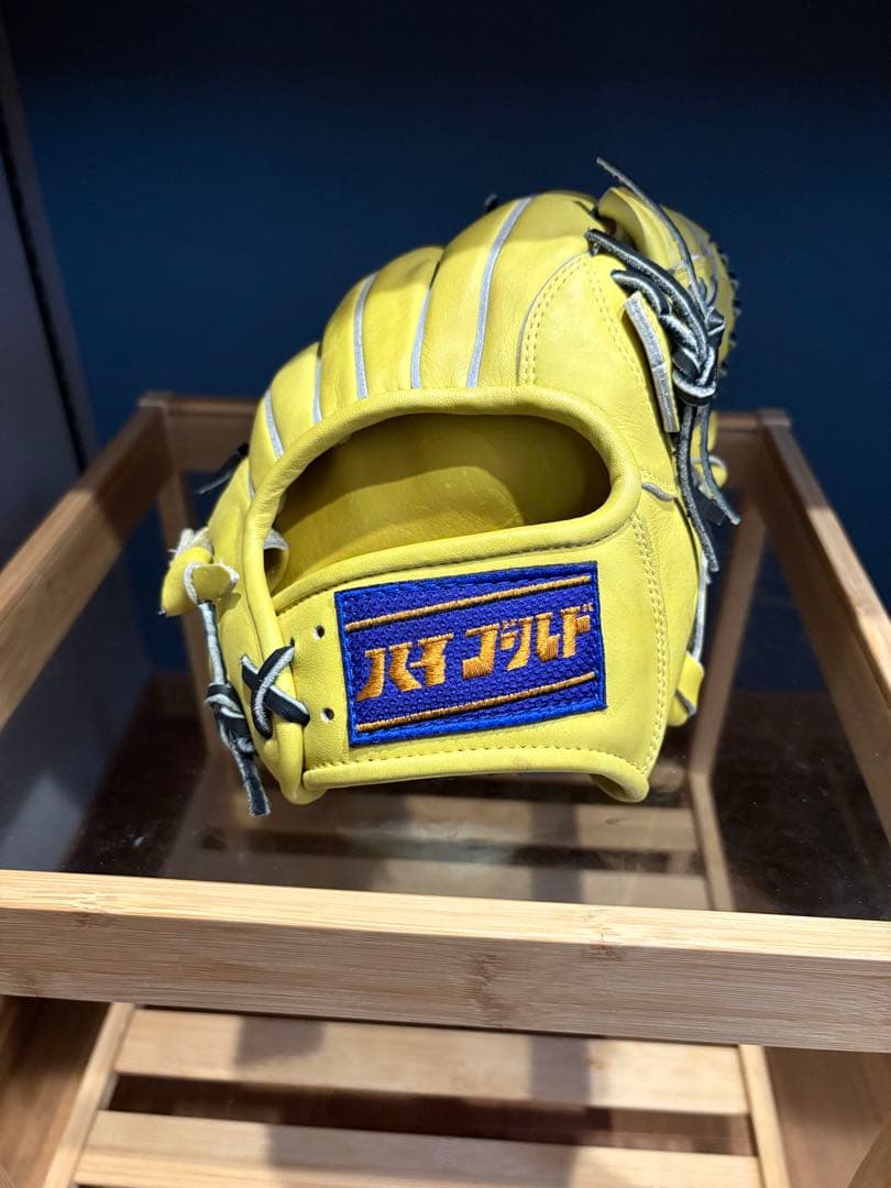 ハイゴールド 軟式グローブ イエロー 野球 ハイゴールド 軟式グローブ グラブ 己極 SRレモンイエロー 外野