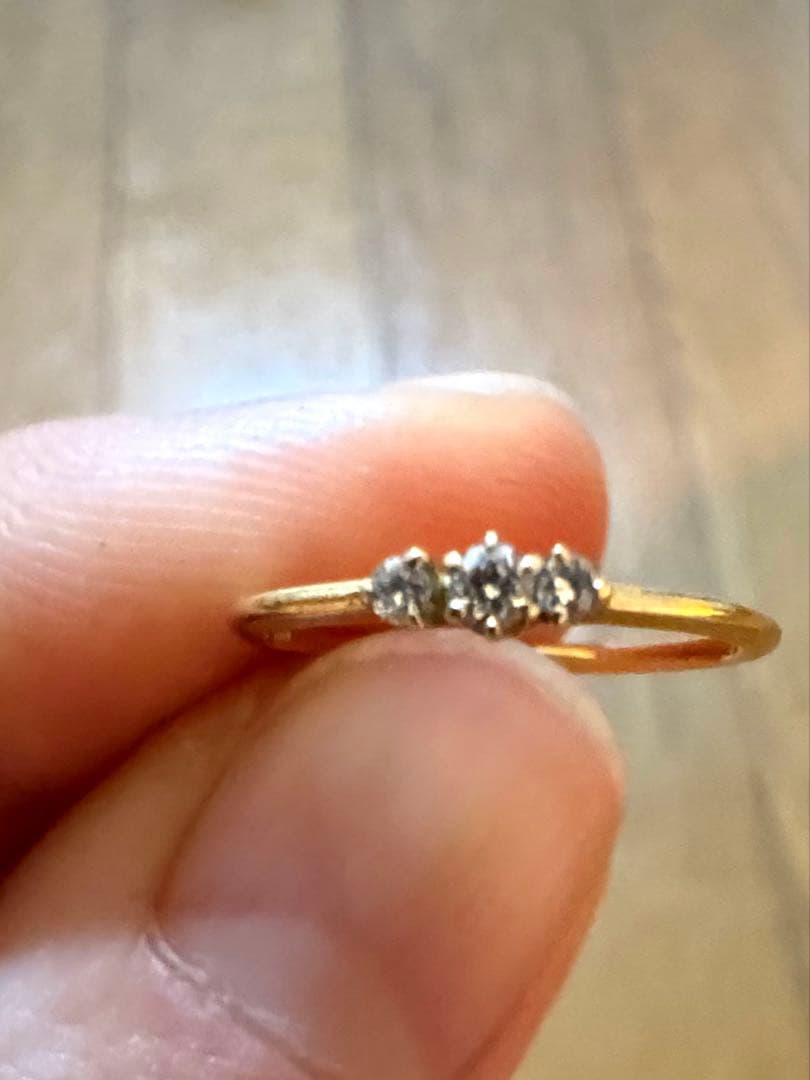 アーカー ダイヤ ピンキーリング AHKAH 18K ダイヤモンド 5号 - メルカリ
